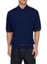 GOOD PEOPLE GOOD STITCHING GOOD PRODUCT Contrast Stitch Knit Polo Shirt