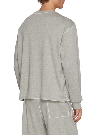 Back View - Click To Enlarge - GOOD PEOPLE GOOD STITCHING GOOD PRODUCT - Contrast Stitching Sweatshirt