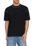 GOOD PEOPLE GOOD STITCHING GOOD PRODUCT Frost Effect Contrast Stitch Cotton T-Shirt