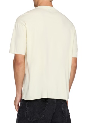 Back View - Click To Enlarge - GOOD PEOPLE GOOD STITCHING GOOD PRODUCT - Frost Effect Cotton T-Shirt