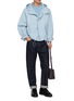 Figure View - Click To Enlarge - GOOD PEOPLE GOOD STITCHING GOOD PRODUCT - Half Sleeve Striped Knit Top