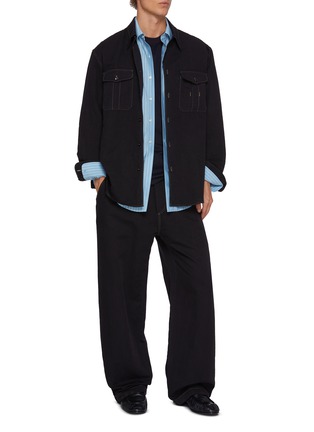 Figure View - Click To Enlarge - GOOD PEOPLE GOOD STITCHING GOOD PRODUCT - Striped Shirt