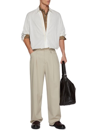 Figure View - Click To Enlarge - GOOD PEOPLE GOOD STITCHING GOOD PRODUCT - Front Fly Zip Up Shirt