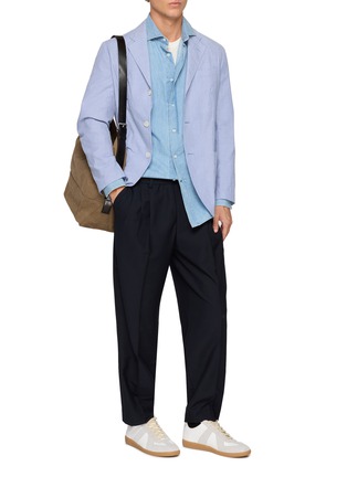 Figure View - Click To Enlarge - GOOD PEOPLE GOOD STITCHING GOOD PRODUCT - Three Tuck Drawstring Easy Pants