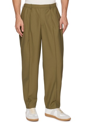 Main View - Click To Enlarge - GOOD PEOPLE GOOD STITCHING GOOD PRODUCT - Three Tuck Drawstring Easy Pants