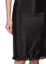  - DUNST - H-Line Lace Trimmed Satin Midi Skirt