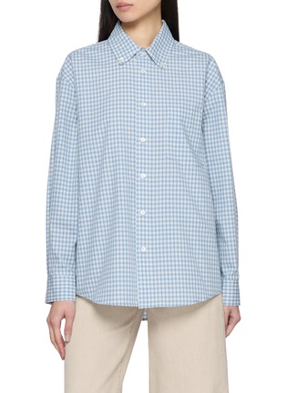 Main View - Click To Enlarge - DUNST - Button Down Checked Shirt