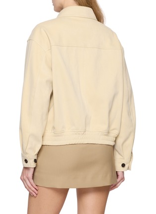 Back View - Click To Enlarge - DUNST - Vegan Suede Collared Blouson