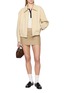 Figure View - Click To Enlarge - DUNST - Vegan Suede Collared Blouson