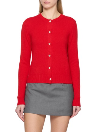 Main View - Click To Enlarge - DUNST - Essential Crewneck Knit Cardigan