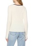 Back View - Click To Enlarge - DUNST - Buttoned Round Neck Knit Top