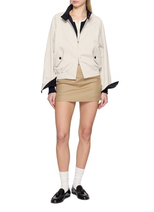 Figure View - Click To Enlarge - DUNST - Buttoned Round Neck Knit Top