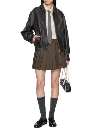 Figure View - Click To Enlarge - DUNST - Striped Pocket Shirt