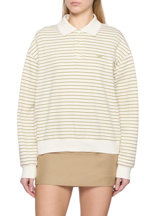 Main View - Click To Enlarge - DUNST - Striped Polo Shirt