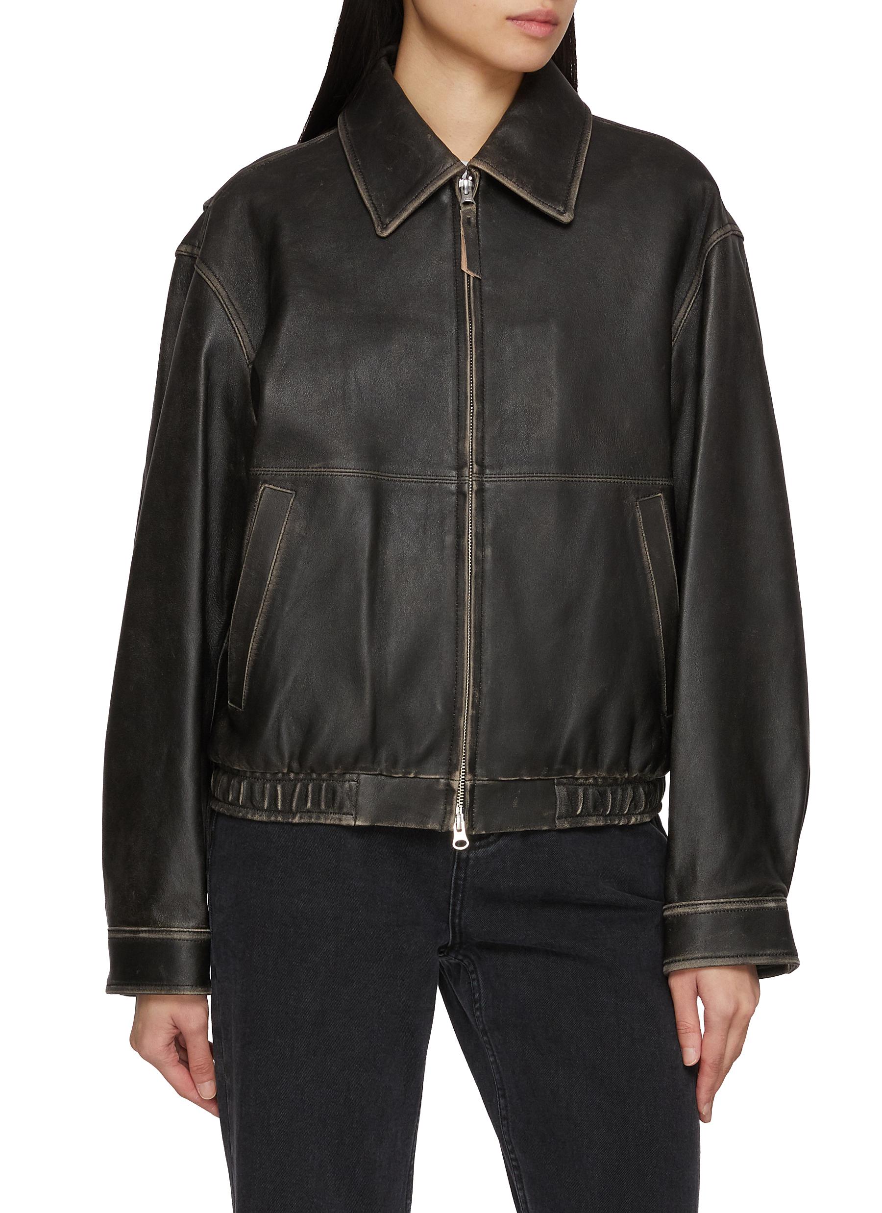 COLLAR LEATHER 90's ジャケット・アウター WOOL DESERTSNOW | （ドリズラージャケット） Jacket Drizzler JACKET DRIZZLER ジャケット・アウター