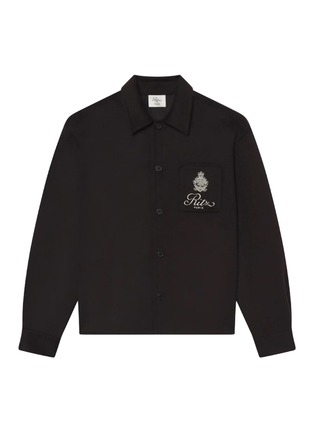 Main View - Click To Enlarge - FRAME - x Ritz Logo Pocket Overshirt