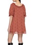 Back View - Click To Enlarge - FREE PEOPLE - Juno Lace Trim Embroidered Cotton Mini Dress