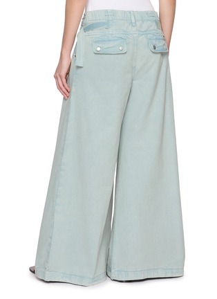 Back View - Click To Enlarge - FREE PEOPLE - Julien Wide Leg Chino Denim Pants