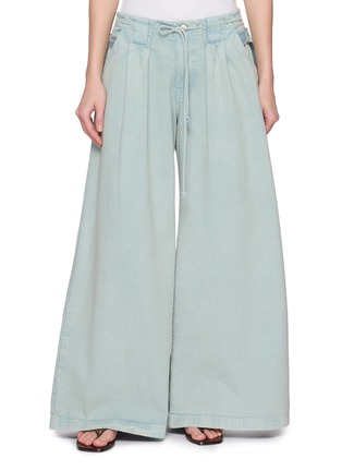 Main View - Click To Enlarge - FREE PEOPLE - Julien Wide Leg Chino Denim Pants