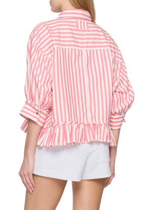 Back View - Click To Enlarge - FREE PEOPLE - Bailey Striped Shirt