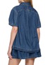 Back View - Click To Enlarge - FREE PEOPLE - Griselda Cotton Denim Shirt Shorts Set