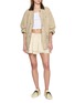 Figure View - Click To Enlarge - FREE PEOPLE - Lady Tulip Lace Trim Cotton Mini Skirt