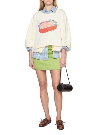 Figure View - Click To Enlarge - FREE PEOPLE - Printed Graphic Camden Sweater