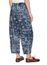 Back View - Click To Enlarge - FREE PEOPLE - Good Luck Printed Denim Barrel Pants