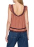 Back View - Click To Enlarge - FREE PEOPLE - Mabel Lace Trim Top
