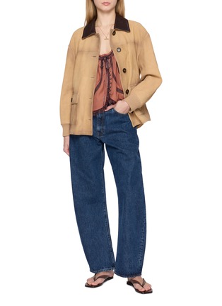 Figure View - Click To Enlarge - FREE PEOPLE - Mabel Lace Trim Top