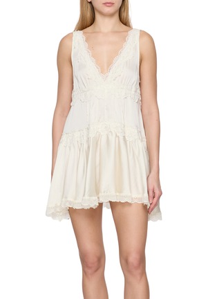 Main View - Click To Enlarge - FREE PEOPLE - In This Groove Mini Dress