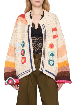 Main View - Click To Enlarge - FREE PEOPLE - Clear Skies Knitted Cardigan