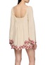 Back View - Click To Enlarge - FREE PEOPLE - Bali Marlene Embroidered Cotton Mini Dress