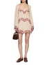 Figure View - Click To Enlarge - FREE PEOPLE - Bali Marlene Embroidered Cotton Mini Dress