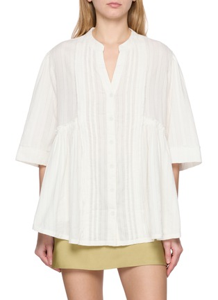 Main View - Click To Enlarge - FREE PEOPLE - Willow Button Down Blouse Shirt