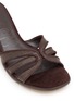 Detail View - Click To Enlarge - SAM EDELMAN - Farrin 50 Basketwve Suede Sandals