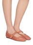 Figure View - Click To Enlarge - SAM EDELMAN - Michaela Knit Mary Jane Flats