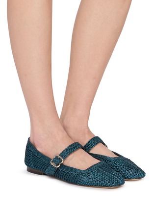 Figure View - Click To Enlarge - SAM EDELMAN - Michaela Knit Mary Jane Flats