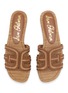 Detail View - Click To Enlarge - SAM EDELMAN - Bay Braided Raffia Sandals