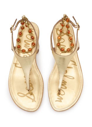 Detail View - Click To Enlarge - SAM EDELMAN - Canna Leather Sandals