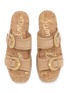 Detail View - Click To Enlarge - SAM EDELMAN - Tabbey Suede Leather Espadrille Platform Sandals