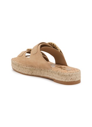  - SAM EDELMAN - Tabbey Suede Leather Espadrille Platform Sandals