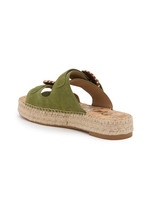  - SAM EDELMAN - Tabbey Suede Leather Espadrille Platform Sandals