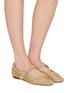 Figure View - Click To Enlarge - SAM EDELMAN - Michaela Knit Mary Jane Flats