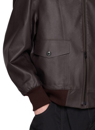  - TECLOR - Vegan Leather Flight Jacket
