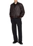 Figure View - Click To Enlarge - TECLOR - Vegan Leather Flight Jacket