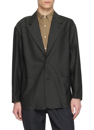 Main View - Click To Enlarge - TECLOR - Euro Tailored Single Breasted Blazer