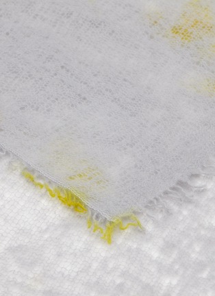 Detail View - Click To Enlarge - SUZUSAN - Fringed Knit Cashmere Shawl