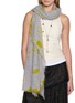 Figure View - Click To Enlarge - SUZUSAN - Fringed Knit Cashmere Shawl