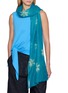 Figure View - Click To Enlarge - SUZUSAN - Hand Woven Featherweight Cashmere Shawl